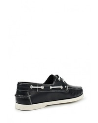 Темно-синие кожаные топсайдеры от Storm