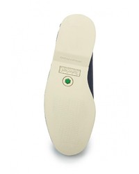 Темно-синие кожаные топсайдеры от Timberland