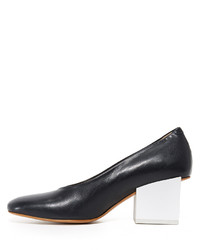 Темно-синие кожаные туфли от Jacquemus