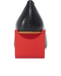 Темно-синие кожаные туфли от Jacquemus