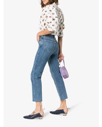 Темно-синие кожаные туфли от Reike Nen