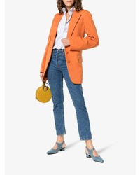 Темно-синие кожаные туфли от Reike Nen