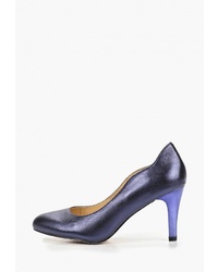 Темно-синие кожаные туфли от Caprice