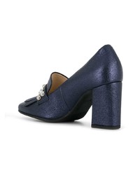 Темно-синие кожаные туфли от Högl