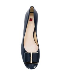 Темно-синие кожаные туфли от Högl