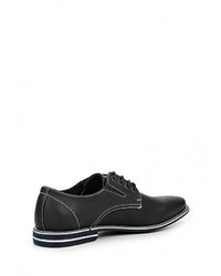 Мужские темно-синие кожаные туфли от Instreet