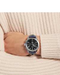 Мужские темно-синие кожаные часы от Bremont