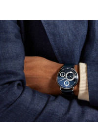 Мужские темно-синие кожаные часы от Ressence