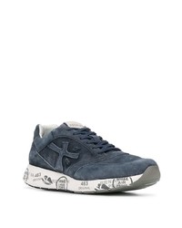 Мужские темно-синие кроссовки с принтом от Premiata
