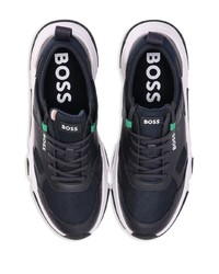 Мужские темно-синие кроссовки от BOSS