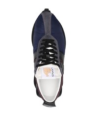 Мужские темно-синие кроссовки от Lanvin