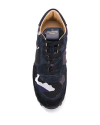 Мужские темно-синие кроссовки от Valentino Garavani