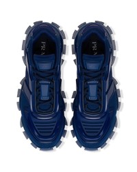 Мужские темно-синие кроссовки от Prada