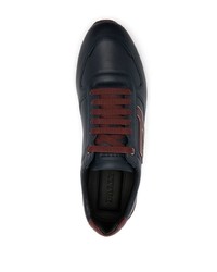 Мужские темно-синие кроссовки от Bally