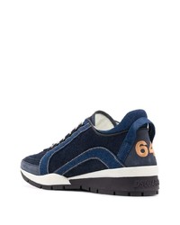 Мужские темно-синие кроссовки от DSQUARED2
