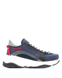 Мужские темно-синие кроссовки от DSQUARED2