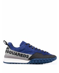 Мужские темно-синие кроссовки от DSQUARED2