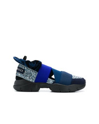 Женские темно-синие кроссовки от Emilio Pucci