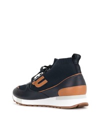 Мужские темно-синие кроссовки от Bally