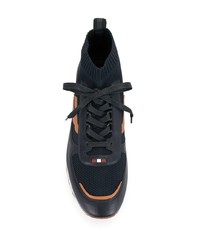 Мужские темно-синие кроссовки от Bally