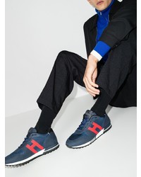 Мужские темно-синие кроссовки от Hogan