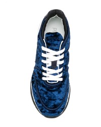 Женские темно-синие кроссовки от Premiata