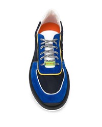Мужские темно-синие кроссовки от Etro