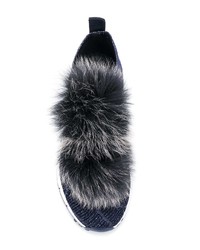 Женские темно-синие кроссовки от Jimmy Choo