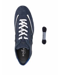 Мужские темно-синие кроссовки от Hogan