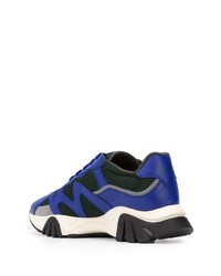 Мужские темно-синие кроссовки от Versace