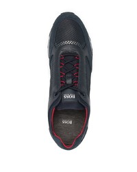 Мужские темно-синие кроссовки от BOSS