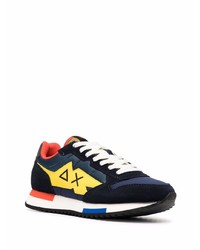 Мужские темно-синие кроссовки от Sun 68