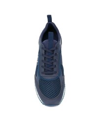 Мужские темно-синие кроссовки от Ea7 Emporio Armani
