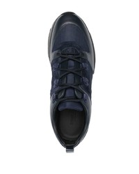 Мужские темно-синие кроссовки от Giorgio Armani