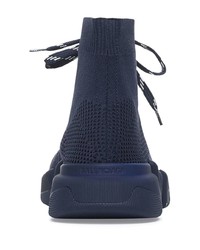 Мужские темно-синие кроссовки от Balenciaga