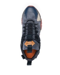 Мужские темно-синие кроссовки от Versace