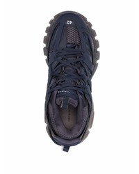 Мужские темно-синие кроссовки от Balenciaga