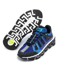 Мужские темно-синие кроссовки от Versace