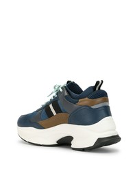 Мужские темно-синие кроссовки от Bally