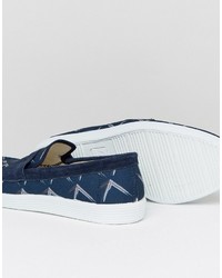 Мужские темно-синие лоферы с принтом от Religion