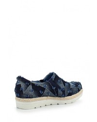 Женские темно-синие лоферы от Damerose