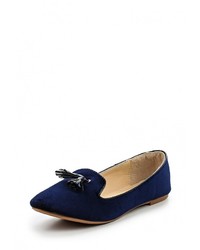 Женские темно-синие лоферы от L.Day