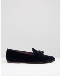 Мужские темно-синие лоферы от Ted Baker
