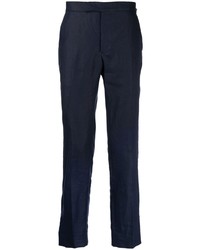 Темно-синие льняные брюки чинос от Polo Ralph Lauren