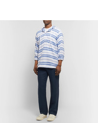 Темно-синие льняные брюки чинос от Orlebar Brown