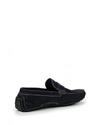 Мужские темно-синие мокасины от Bata