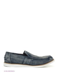Мужские темно-синие мокасины от Dino Ricci