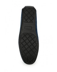 Мужские темно-синие мокасины от Elong