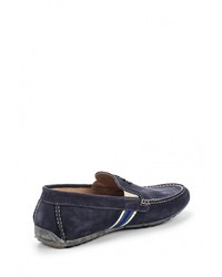 Мужские темно-синие мокасины от HCS