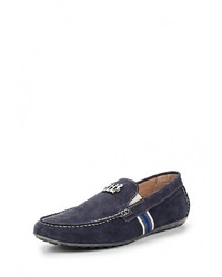 Мужские темно-синие мокасины от HCS